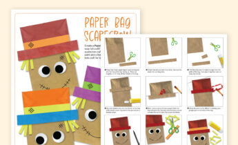 Paper Bag Scarecrow